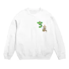 chimamusubiのお名前イラスト商品見本 Crew Neck Sweatshirt