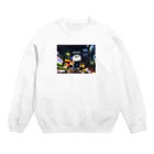 クマ熊のおやすみーとばん Crew Neck Sweatshirt