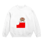 SHIOのサンタなプードル Crew Neck Sweatshirt