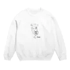 hikoのモリモリさん Crew Neck Sweatshirt