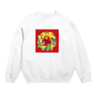 mameのクリスマスリース🎄 Crew Neck Sweatshirt