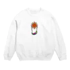 rinrinsukeの昼も寝てたい羊ちゃん。 Crew Neck Sweatshirt