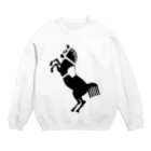 ○△□のうま Crew Neck Sweatshirt