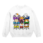  ふじねこ屋のTHE PAN CATS Crew Neck Sweatshirt