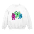 はるやんのsuper macho boys Crew Neck Sweatshirt