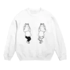 YUICHI design shopの脱げない猫 Crew Neck Sweatshirt