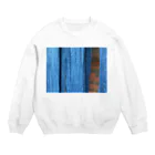 ペー魚マンターの藍 Crew Neck Sweatshirt