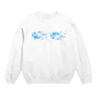 甘漏り屋の揺蕩うジンベエザメ・回遊 Crew Neck Sweatshirt