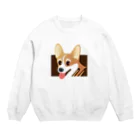 まみおデザインのコーギーくん Crew Neck Sweatshirt