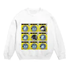 TOMOKUNIのコインランドリー Coin laundry【３×３】 Crew Neck Sweatshirt