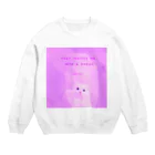 LUNATIZMのdreamy cat Crew Neck Sweatshirt