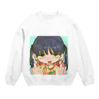 夢乃ぴあのふぁっきんろりいた Crew Neck Sweatshirt