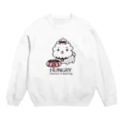 イラスト MONYAAT のCT03　ハングリー♪チャリゾー Crew Neck Sweatshirt