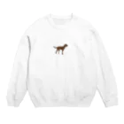 私のラブラドールのChocolate Labrador  Crew Neck Sweatshirt