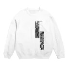 SHINN.U ONLINEのTATENAGA/ロゴ黒 Crew Neck Sweatshirt