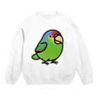 Cody the LovebirdのChubby Bird  フジイロボウシインコ Crew Neck Sweatshirt