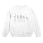 るーと｡:°ஐ*｡:°ʚ♥ɞ*｡:°ஐ*の【病み可愛い】自傷【オリジナル】 Crew Neck Sweatshirt