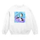 ショコラ★ルビーのスパイホップシャチ Crew Neck Sweatshirt