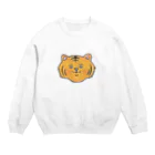 かまだ まゆめのタイガー　とらちゃん Crew Neck Sweatshirt