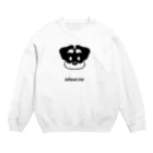 もじゃのシルエット男の子 Crew Neck Sweatshirt