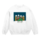 へちまめろんのクリスマスの街とイタグレ Crew Neck Sweatshirt