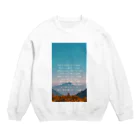 佐藤雑貨商店の名言「笑えるのは…」 Crew Neck Sweatshirt