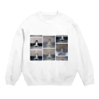 疑家族製造所 SUZURI店の人形さん No.1-2 Crew Neck Sweatshirt