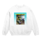 水飼 瓶魚のカミングスーン★水槽チェンジ_001 バケーションブルー Crew Neck Sweatshirt