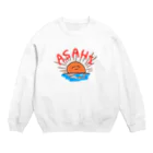 真鳥のゆる朝日 Crew Neck Sweatshirt