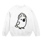 Cody the LovebirdのChubby Bird タイハクオウム Crew Neck Sweatshirt