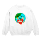 chicodeza by suzuriのエコな地球に感謝して Crew Neck Sweatshirt