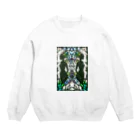 切り絵作家　MiHoの『自立』 Crew Neck Sweatshirt