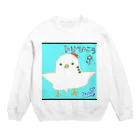 chiro&kuroのとりひこうき Crew Neck Sweatshirt