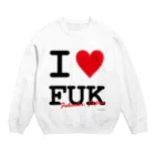 I ♥ FUKUOKAのI ♥ Fukuoka Crew Neck Sweatshirt