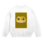 🦎Aya🦎のレオパのカラメルちゃん Crew Neck Sweatshirt