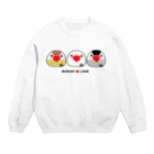 akink(ｱｷﾝｺ)のぶんちょう三兄弟２ Crew Neck Sweatshirt