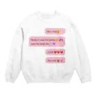 80’s colorful dreamのlovetalk Crew Neck Sweatshirt