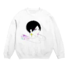 トライシクルの煙草と宇宙 Crew Neck Sweatshirt