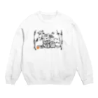 しきいろ(プレビューで見切れていたら修正致しますご連絡どうぞ！)の山月記かも Crew Neck Sweatshirt