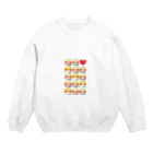 akink(ｱｷﾝｺ)のオカメだらけ Crew Neck Sweatshirt