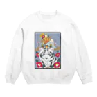 デザイナー'SショップPEROの虎　tora Crew Neck Sweatshirt