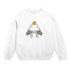 yuNN3の鏡もちドット絵 Crew Neck Sweatshirt