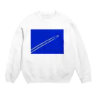 heyhhの飛行機雲 Crew Neck Sweatshirt