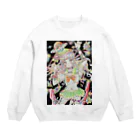 CalennabisのNimbin Shroomoon clothings  Crew Neck Sweatshirt