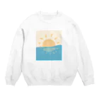 十織のお店の初日の出 Crew Neck Sweatshirt