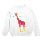 ずっきーファクトリーのなかよしキリン Crew Neck Sweatshirt