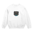 Mofruのうちの黒ちゃんがモデルです Crew Neck Sweatshirt