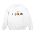 クリプトNのBTC-T-01 Crew Neck Sweatshirt