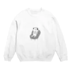 コサリングアキのヘッドフォンねこ Crew Neck Sweatshirt