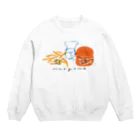 ママタルト 大鶴肥満のイラスト⑥ Crew Neck Sweatshirt